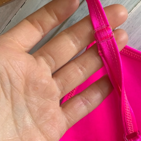 Retro 80’s bicycle suit.  Neon pink one piece - Picture 5 of 5